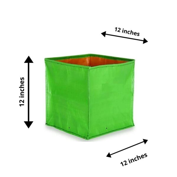 RECTANGULAR GROW BAG 12x12x12 INCH/240 GSM/ PACK OF 1